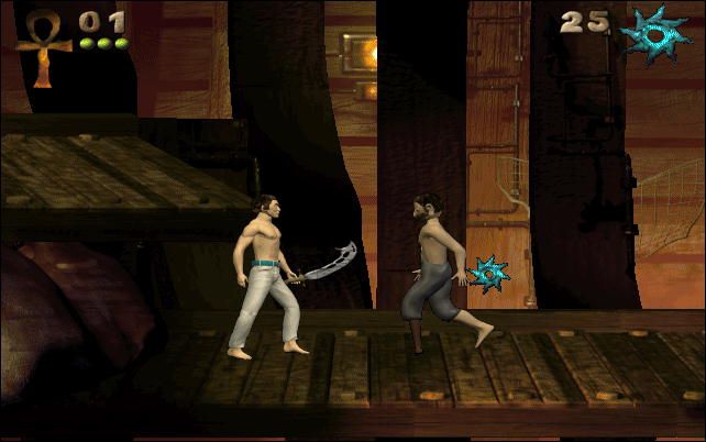 Treasure Island (Windows) screenshot: Fighting pirates