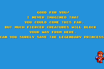 Legend of Hero Tonma (TurboGrafx-16) screenshot: Message #2