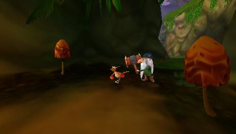 Kao Challengers (PSP) screenshot: Hunter with gavel