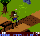 Dave Mirra Freestyle BMX (Game Boy Color) screenshot: Jumping
