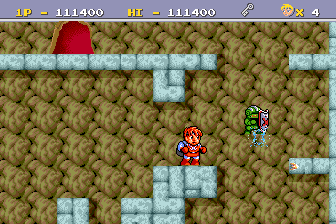 Legend of Hero Tonma (TurboGrafx-16) screenshot: The dungeon