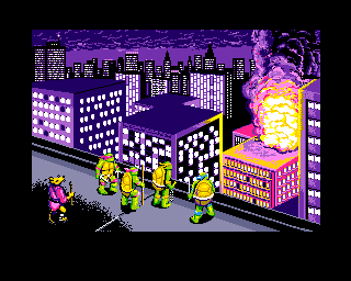 Teenage Mutant Ninja Turtles (Amiga) screenshot: Introduction
