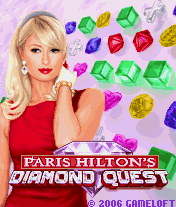 Paris Hilton's Diamond Quest (J2ME) screenshot: Title screen