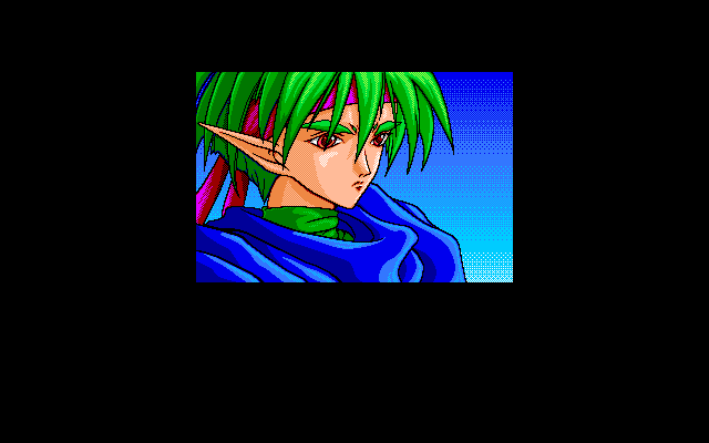 Elves (PC-98) screenshot: The hero, Arayle