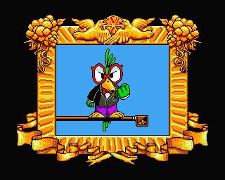 Trivial Pursuit (Amiga CD32) screenshot: master of ceremonies character intro