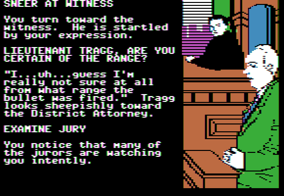 Screenshot of Perry Mason: The Case of the Mandarin Murder (Apple II ...