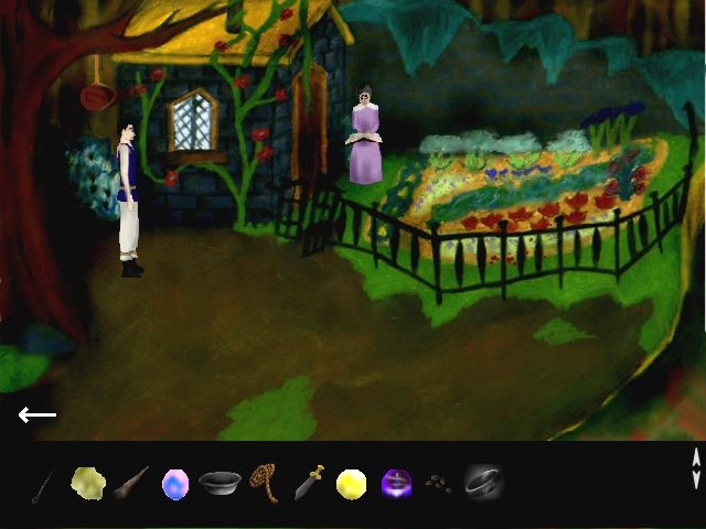 Passage: Path of Betrayal (Windows) screenshot: This merry little garden holds some important items for Riff's quest