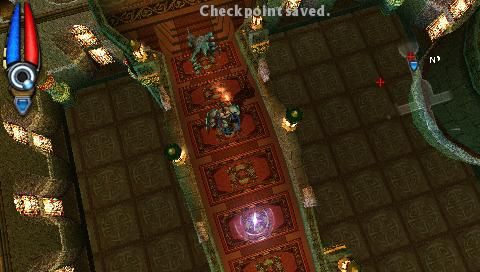 Untold Legends: The Warrior's Code (PSP) screenshot: Bridge in old tomb