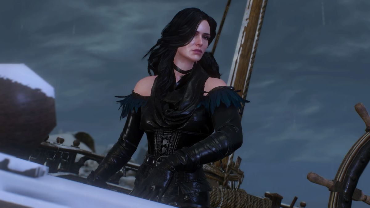 The Witcher 3: Wild Hunt - Alternative Look for Yennefer (PlayStation 4) screenshot: The spell has been broken... now to see if Geralt's and Yennefer's feelings are still there