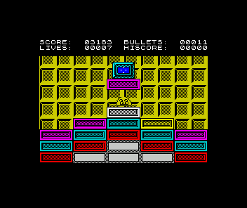 Ball Crazy (ZX Spectrum) screenshot: The death sequence