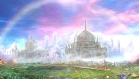 Untold Legends: The Warrior's Code (PSP) screenshot: City of Koryn Thal from intro