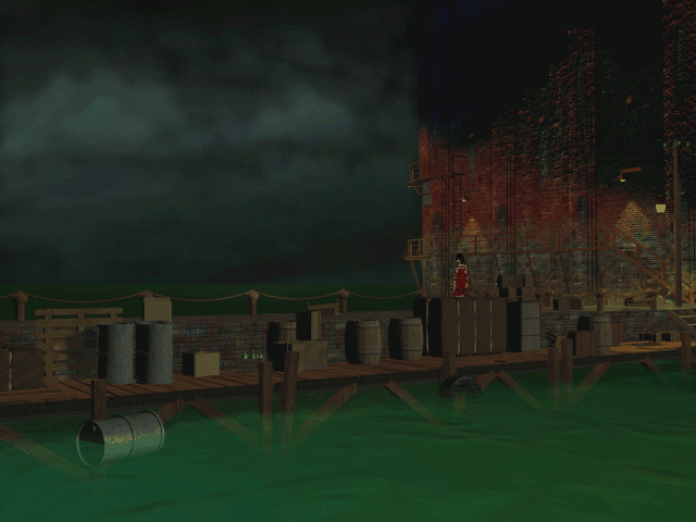 The City of Lost Children (DOS) screenshot: The pier.