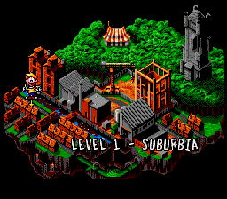 Marko (SNES) screenshot: World map