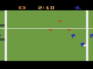 Championship Soccer (Atari 2600) screenshot: Playing the game