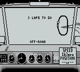 Days of Thunder (Game Boy) screenshot: Stay on the track