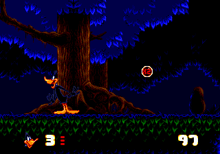 Daffy Duck in Hollywood (Genesis) screenshot: Scary, very scary