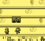 Tumble Pop (Game Boy) screenshot: Zoned Out