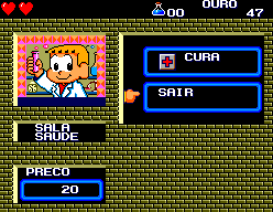 Screenshot Of Turma Da Mônica Em: O Resgate (sega Master System, 1993 