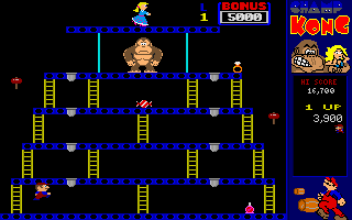 CHAMP Kong (DOS) screenshot: And this is the second one.