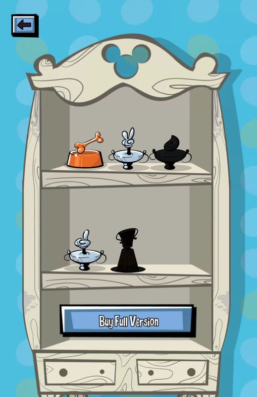 Where's My Mickey? (Android) screenshot: Achievements (free version)