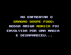 Turma da Mônica em: O Resgate (SEGA Master System) screenshot: A bit of background...