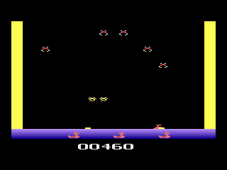 Deadly Duck (Atari 2600) screenshot: I was hit.