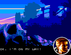 The Terminator (SEGA Master System) screenshot: Here we go!