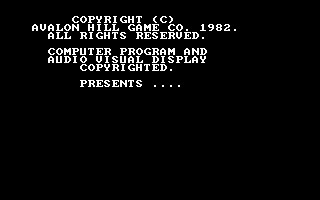 Midway Campaign (DOS) screenshot: Copyright screen