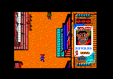 Gun.Smoke (Amstrad CPC) screenshot: Game start