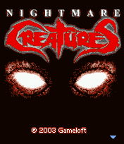 Nightmare Creatures (J2ME) screenshot: Title screen