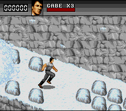 Cliffhanger (SNES) screenshot: Run!