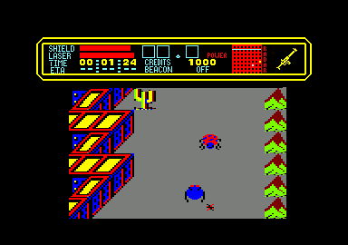 Colony (Amstrad CPC) screenshot: An even less friendly native