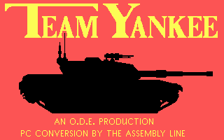 Team Yankee (DOS) screenshot: Splash screen