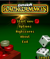 Screenshot Of Gameloft Backgammon (J2ME, 2004) - MobyGames