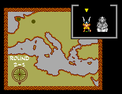 Astérix (SEGA Master System) screenshot: Round 2-1