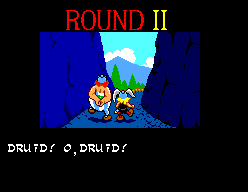 Astérix (SEGA Master System) screenshot: Round 2 Intro.