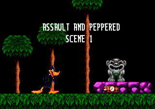 Daffy Duck in Hollywood (Genesis) screenshot: Level begins!