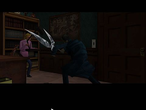 Clock Tower (PlayStation) screenshot: Library 2