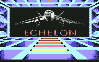 Echelon (Commodore 64) screenshot: Title screen