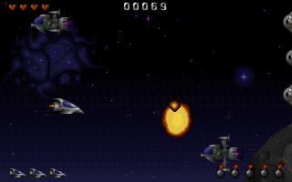 Dark Moon (DOS) screenshot: Outer space
