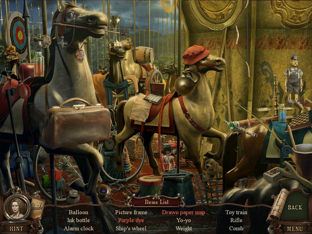 Brink of Consciousness: Dorian Gray Syndrome (Collector's Edition) (iPad) screenshot: Bonus Chapter - Merry-Go-Round objects