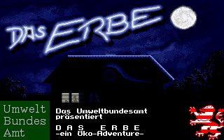 Das Erbe (DOS) screenshot: Title screen