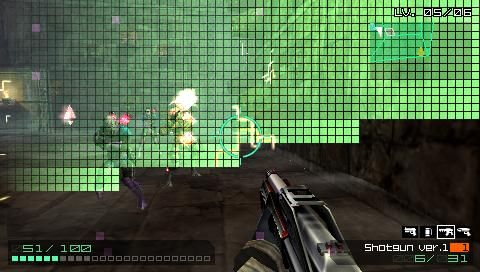 Coded Arms (PSP) screenshot: Healing virus