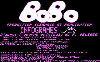 Stir Crazy featuring BoBo (DOS) screenshot: Title screen