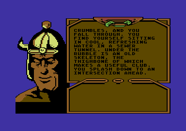 Doc the Destroyer (Commodore 64) screenshot: Exploring