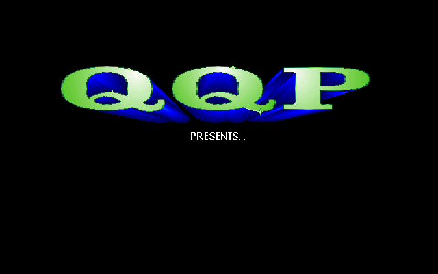 Origamo (DOS) screenshot: QQP's Logo...