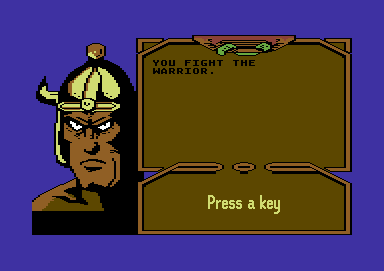 Doc the Destroyer (Commodore 64) screenshot: The first contact
