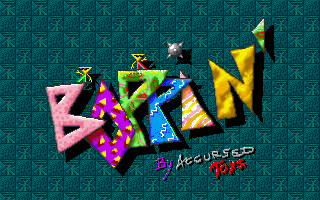 Boppin' (DOS) screenshot: Title screen