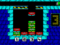 Complica DX (ZX Spectrum) screenshot: Level 3