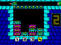 Complica DX (ZX Spectrum) screenshot: Level 2
